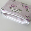 Purple French Floral Coin Pouch (Pre-Order)