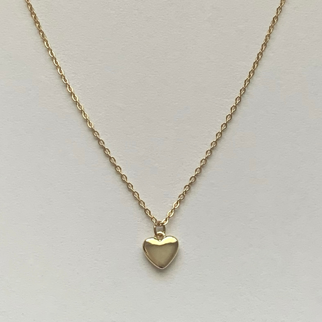 Gold Micro Heart Necklace (PRE-ORDER)