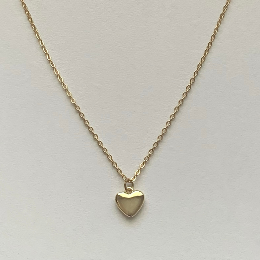 Gold Micro Heart Necklace (PRE-ORDER)