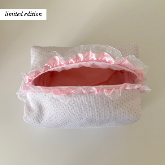 Small Lacey Makeup Bag