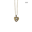 Gold Heart Wings Necklace