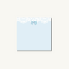 Blue Lace Bow Sticky Notes