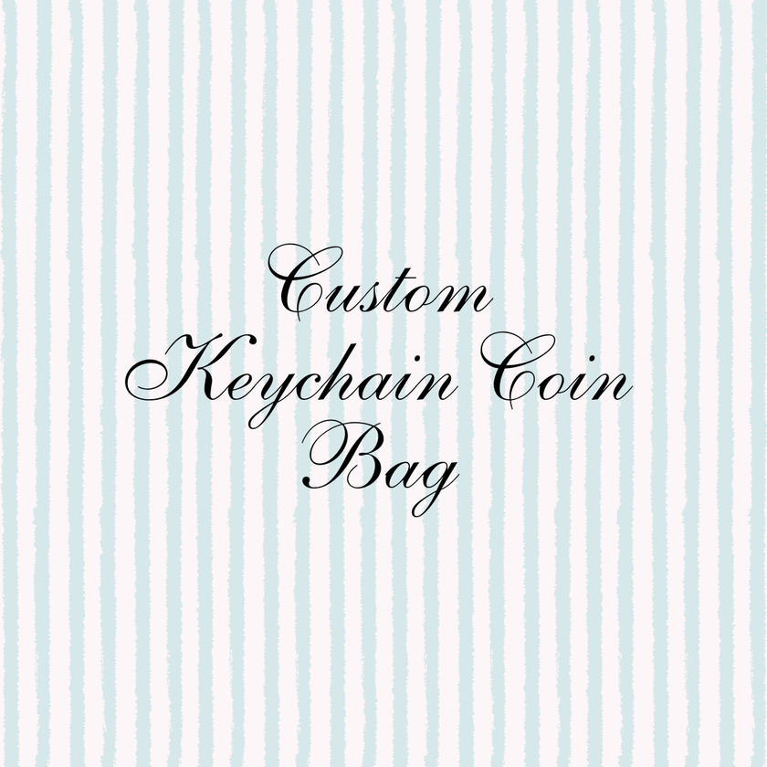 Custom Keychain Coin Bag