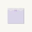 Purple Lace Bow Sticky Notes
