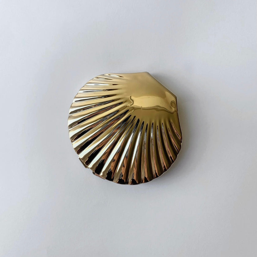 Clara Compact Mirror in Gold