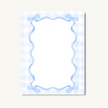 Blue Bow Notepad