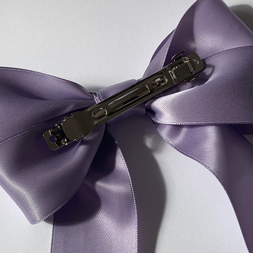 Lilac Coraline Hair Bow Clip
